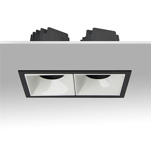 ART-SQ-180x2 LED светильник встраиваемый полуповоротный Downlight   -  Встраиваемые светильники 
